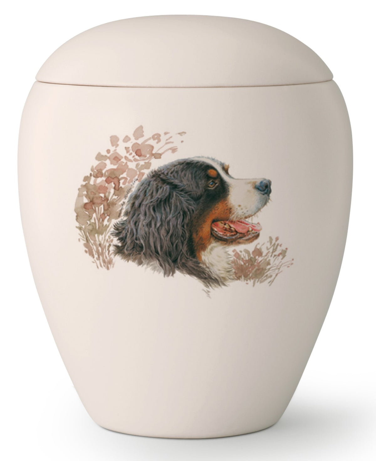 Tierurne mit Berner Sennenhund