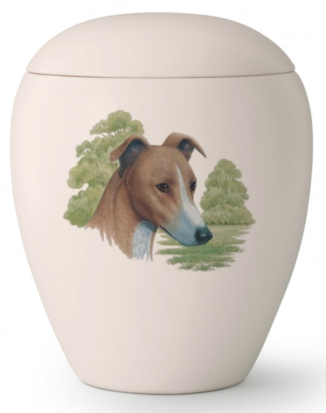 Tierurne mit versch. mittelgroßen Hunden 1,5 Ltr.