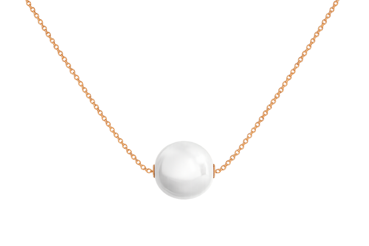 Juste Perle mit Seele White Angel