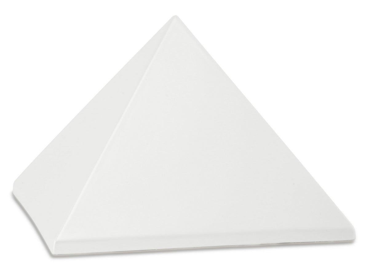 Tierurne Pyramide Keramik in perlmutt