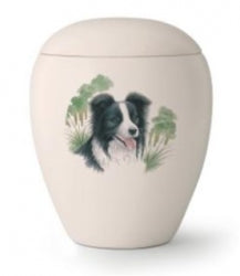 Tierurne mit versch. mittelgroßen Hunden 1,5 Ltr.