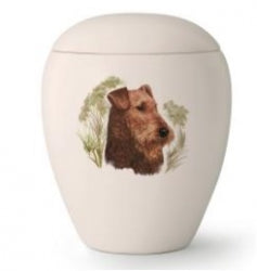 Tierurne mit versch. mittelgroßen Hunden 1,5 Ltr.