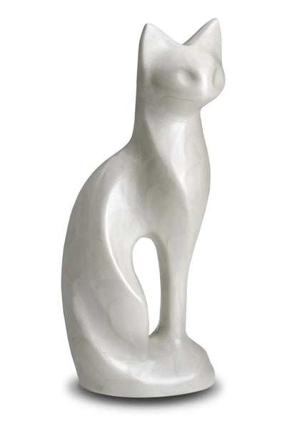 Tierurne Katzenform aus Messing 0,4 Liter