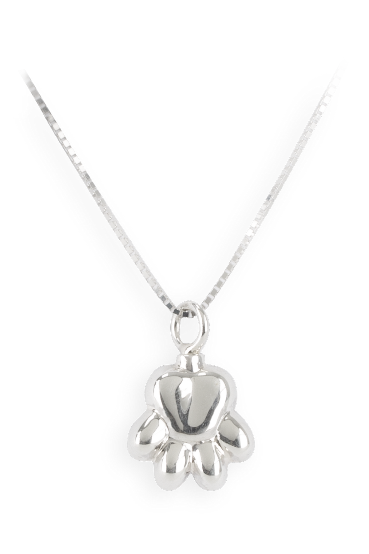Ascheschmuck Pfote Sterlingsilber vergoldet