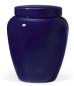 Mobile Preview: Tierurne aus Keramik in dunkelblau