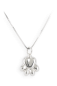 Preview: Ascheschmuck Pfote Sterlingsilber vergoldet