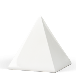 Tierurne in Pyramidenform glasiert in 4 Farben und 2 Größen