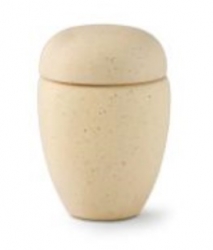 Tierurne aus Keramik 0,5 Ltr. in sand