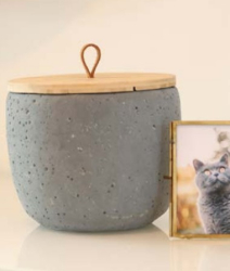 Preview: TierurneTierurne Betonurne Deckel mit Schlaufe