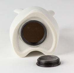 Preview: Tierurne Pfote in Hand Drehverschluss