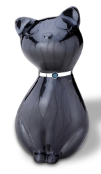 Tierurne in Katzenform mit Swarovski Stein 0,7 Liter