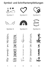 Preview: Flowerbar Schriftarten und Symbole