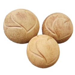 Tierurne Kugel mit Herzmuster in 4 versch. Größen