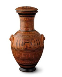 Tieurne aus Keramik als griechisches Replikat 0,75 Liter -