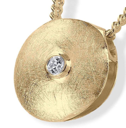 Preview: Ascheschmuck aus gebürsteten Gold