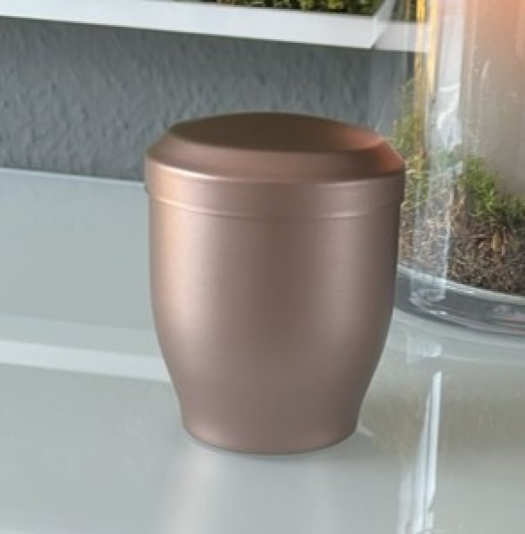 Tierurne aus Kupfer altkupfermetallic 0,3 Liter