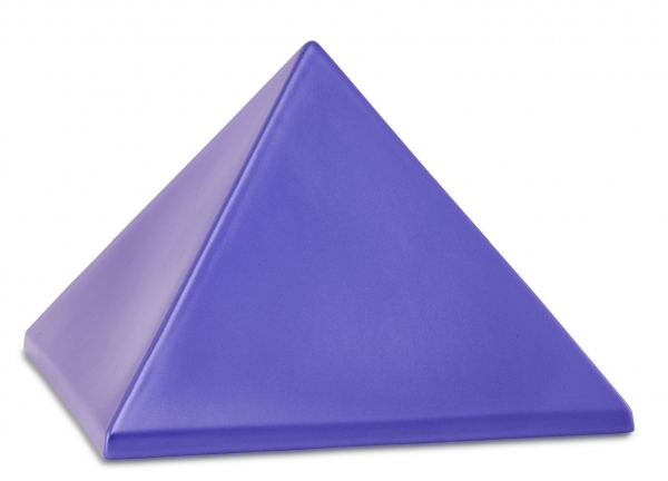 Tierurne Pyramide Keramik in violett