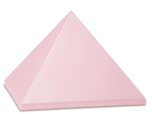 Tierurne Pyramide Keramik in rosé